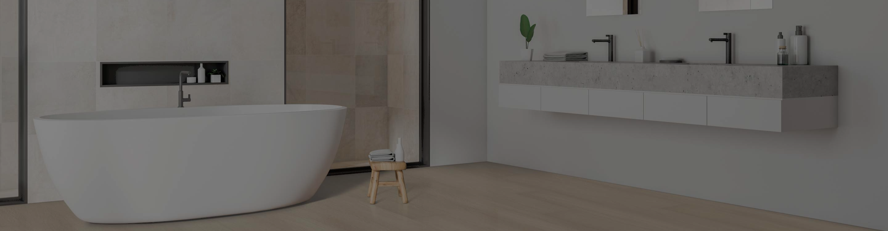 custom tile shower and bath
